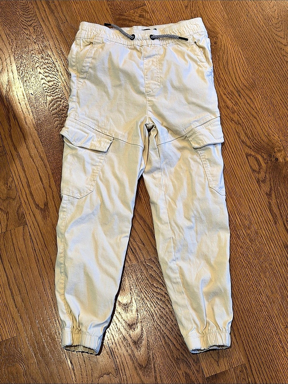 Pipeline Boys Cargo Jogger Pants OffWhite Size 6